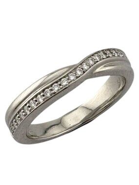 Harry Winston Tryst One Row Band Ring Diamond